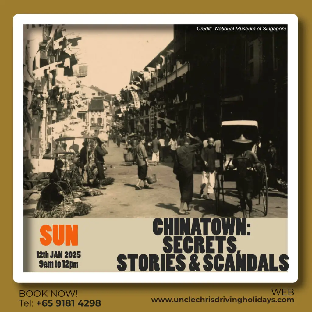 CHINATOWN: SECRETS, STORIES, AND SCANDALS Sun, 12th Jan 2025 9am to 12pm