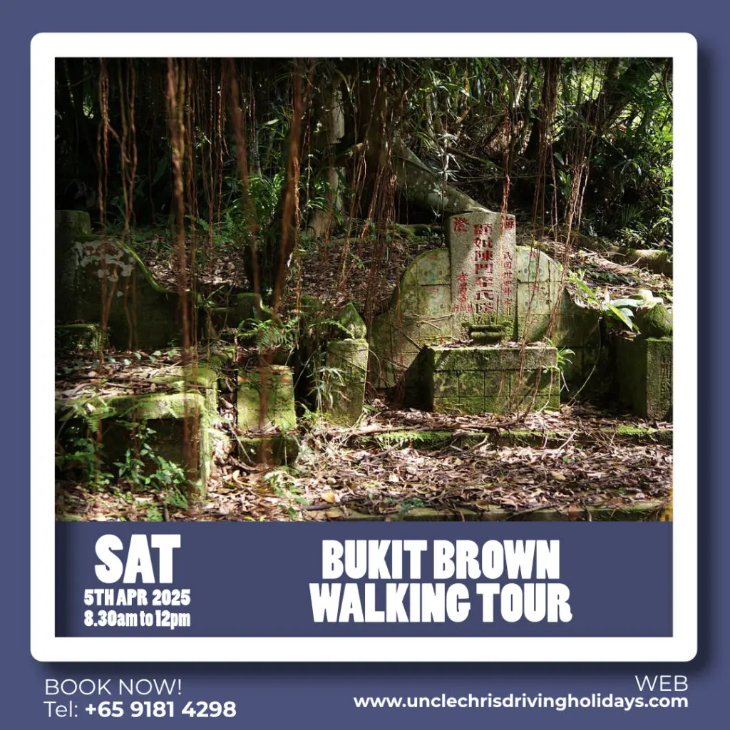 BUKIT BROWN WALKING TOUR Sat, 5th Apr 2025 8.30am to 12pm