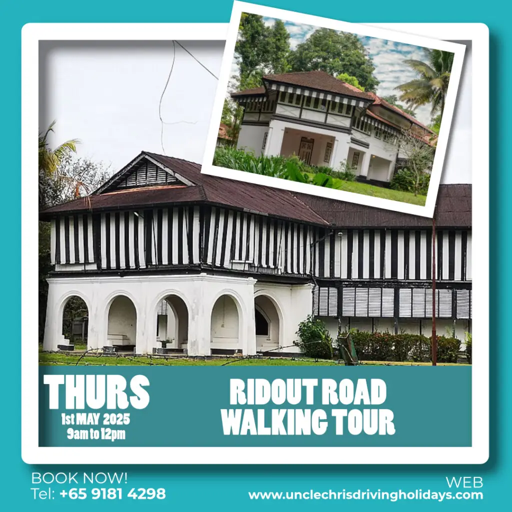 RIDOUT ROAD WALKING TOUR Thurs, 1st May 2025 9am to 12pm