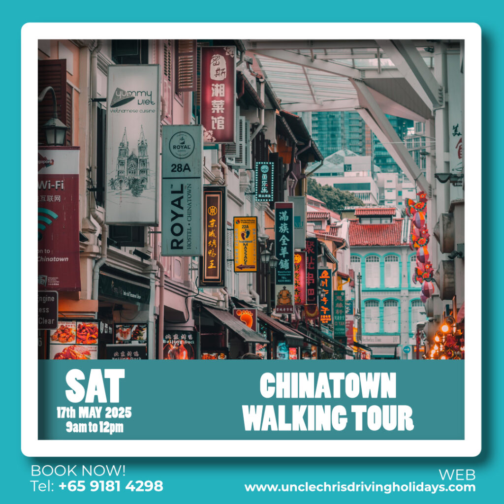 CHINATOWN WALKING TOUR Sat, 17th May 2025 9am to 12pm